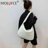 Quilted Nylon Large Capacity Shoulder Handbag for Women