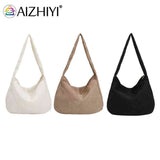 Quilted Nylon Large Capacity Shoulder Bag for Women