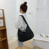Quilted Nylon Sling Shoulder Bag Large Capacity Crossbody Satchel