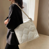 Padded Nylon Crossbody Bag for Women Casual Shoulder Bag H