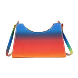Rainbow Women's Shoulder Underarm Bag Pu Leather Ladies Crossbody Bags