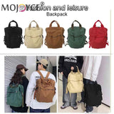 Retro Canvas Backpack Large Capacity Student Boy Girl Shoulder Rucksack
