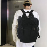 Retro Canvas Backpack Large Capacity Travel Student School