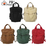 Retro Canvas Backpack Large Capacity Travel School Bag Crossbody Bags Handbags