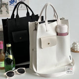 Retro Canvas Tote Book Bag Soft Messenger Shoulder Cross-body Bag