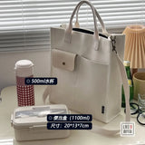 Retro Canvas Tote Book Bag Soft Messenger Shoulder Cross-body Bag