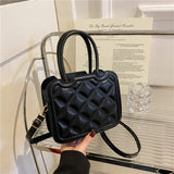 Retro Diamond Small Bag Spring Women's Bag Casual Shoulder Crossbody Portable