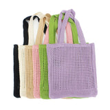 Retro Hollow Woven Crochet Bag Shopping Tote Knitting Handbags