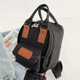 Retro Style Backpack Women Small Shoulder Bags Y2k Girl Travel Bag