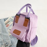 Retro Style Backpack Women Small Shoulder Bags Y2k Girl Travel Bag