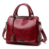 Retro Large Capacity Rivets Messenger Shoulder Bag