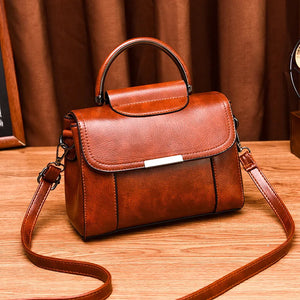 Vintage Small Shoulder Bag Women's Retro Messenger Handbag