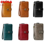 Retro Women Clutch Wallet Female Long Zipper Purse