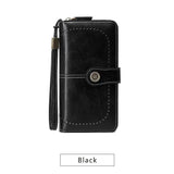 Retro Women Clutch Wallet Female Long Zipper Purse