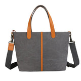 Retro Women Handbag Large Causal Tote Bag Lady Canvas Crossbody Bag