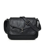 Vintage Leather Shoulder Bag for Women High Ladies Messenger Crossbody Bags