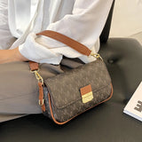 Retro Women Shoulder Bags Letter Handbag Totes Flap Bag