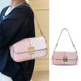 Retro Women Shoulder Bags Letter Handbag Totes Flap Bag