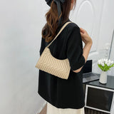 Retro Embroidery Thread Women Handbag Underarm Shoulder Bag