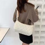 Lattice Shoulder Bag Large Capacity Versatile Bags for Women