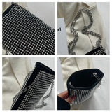Bling Crossbody Handbag Rhinestone Chain Clutch