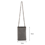 Bling Crossbody Handbag Rhinestone Chain Clutch