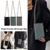 Bling Crossbody Handbag Rhinestone Chain Clutch