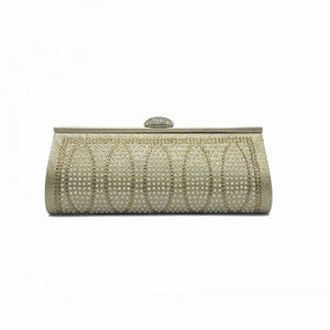 Rhinestone Crystal Clutch Evening Bag Vintage Handbag