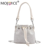 Rhinestone Bucket Handbag for Women