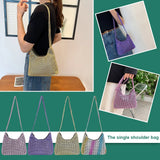 Rhinestone Evening Clutch Tote Purse for Women