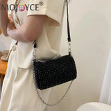 Rhinestone Shoulder Messenger Bag Diamond Ladies Casual Handbags
