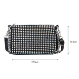Rhinestone Shoulder Messenger Bag Diamond Ladies Casual Handbags