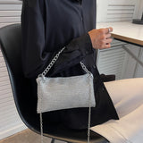 Rhinestone Chain Crossbody Bag Women's Handbag