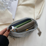 Stylish Rhinestone Shoulder Messenger Bag Crossbody Handbag