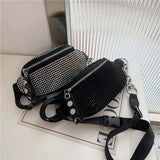 Rhinestone Waist Bag Diamond Fanny Pack Female Dinner Party Wedding Purses