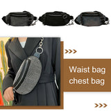 Rhinestone Waist Bag Diamond Fanny Pack Female Dinner Party Wedding Purses