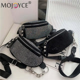 Rhinestone Waist Bag Diamond Fanny Pack for Women