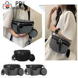 Bling Waist Belt Bag Chest Crossbody Fanny Pack for Shopping