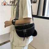 Bling Waist Belt Bag Chest Crossbody Fanny Pack for Shopping