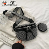 Bling Waist Belt Bag Chest Crossbody Fanny Pack for Shopping