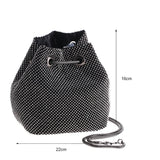 Rhinestone Handbag Diamond Bucket Wedding Party Shoulder Bag
