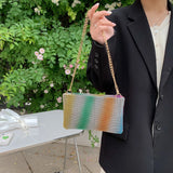 Rhinestone Crystal Evening Clutch Bag Wedding Purse Handbag Crossbody