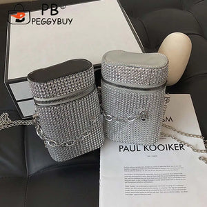 Crystal Shoulder Bag Evening Clutch Crossbody Handbag