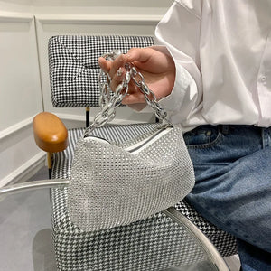 Crystal Evening Clutch Bag Rhinestones Wedding Purse