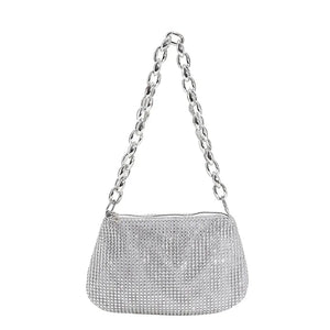 Crystal Rhinestones Evening Clutch Bag Wedding Handbag