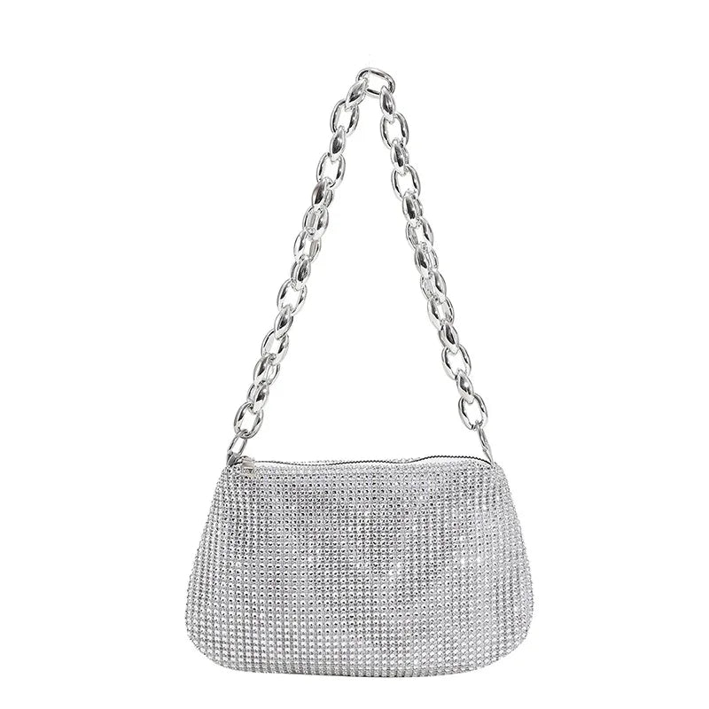 Crystal Evening Clutch Bag Rhinestones Wedding Purse