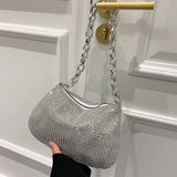 Crystal Evening Clutch Bag Rhinestones Wedding Purse