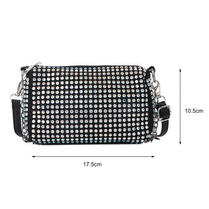 Elegant Crystal Rhinestones Evening Clutch Bag