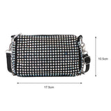 Elegant Crystal Rhinestones Evening Clutch Bag