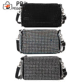 Elegant Crystal Rhinestones Evening Clutch Bag